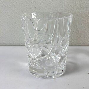 Ralph Lauren Royalton Crystal Old Fashioned Glass Rocks Whiskey Geometric